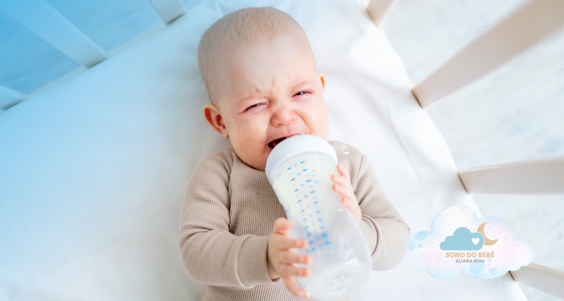 O bebê acordou à noite, será que Está com FOME